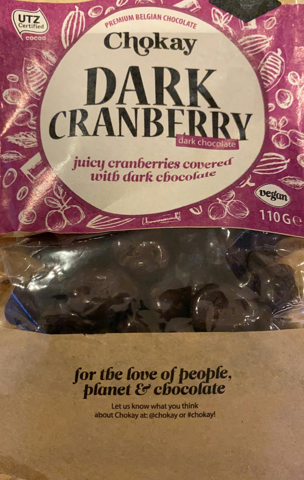 Dark cranberry, Chokay