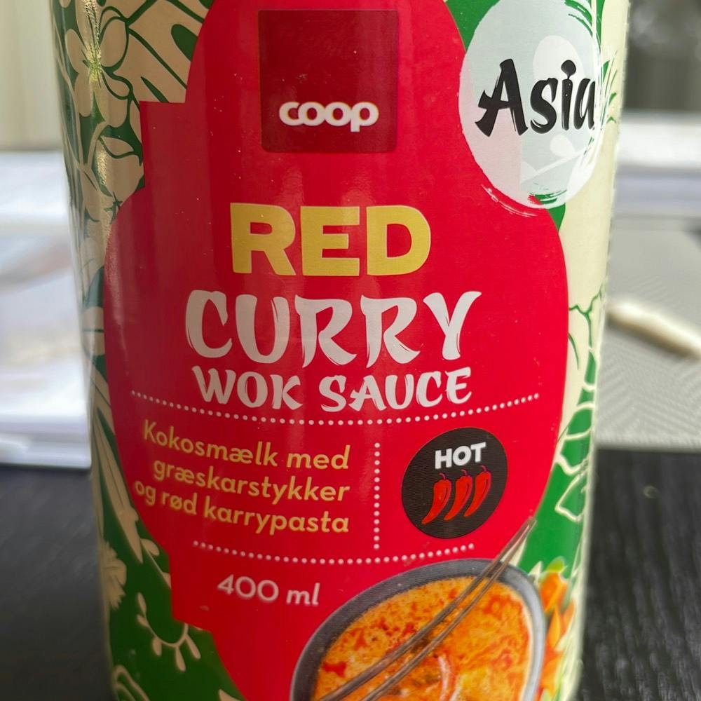 Red curry wok sauce, Coop Noba
