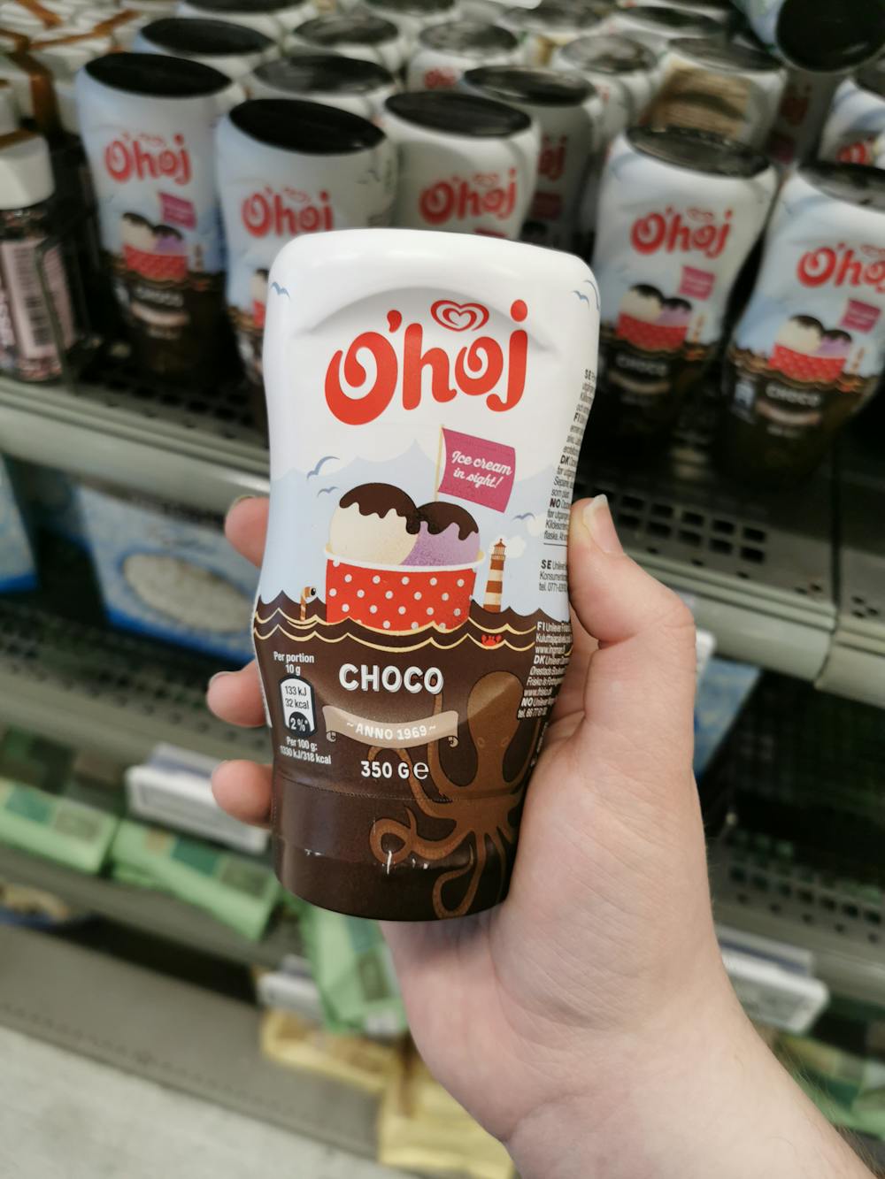 Sjokoladesaus, Unilever