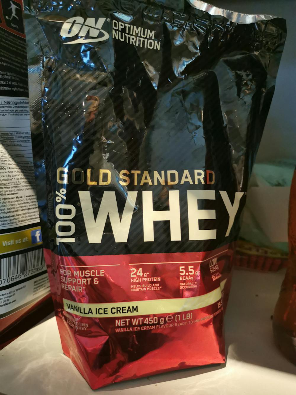 Gold Standard 100% Whey, Optimum nutrition
