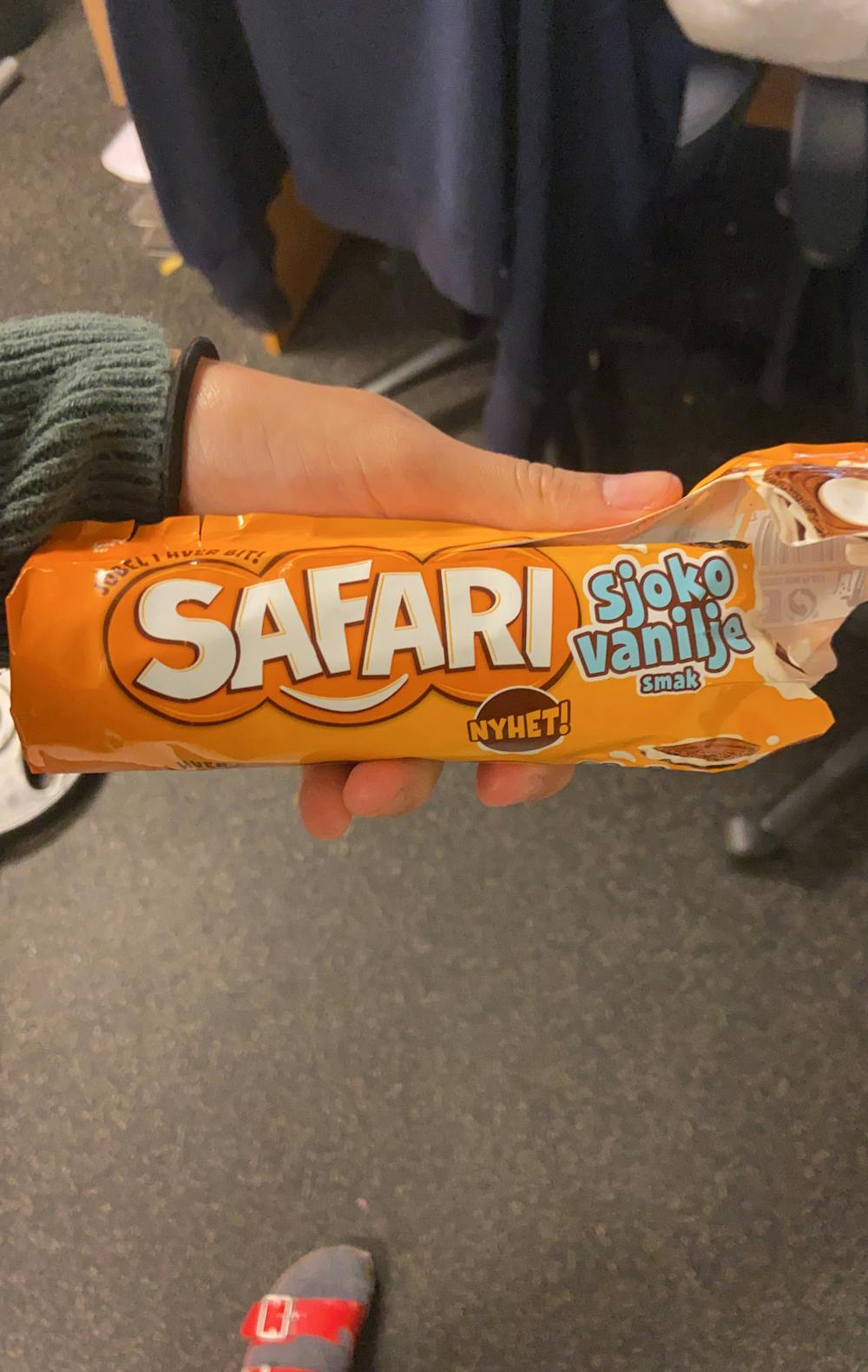 Safari, sjoko vanilje smak, Sætre