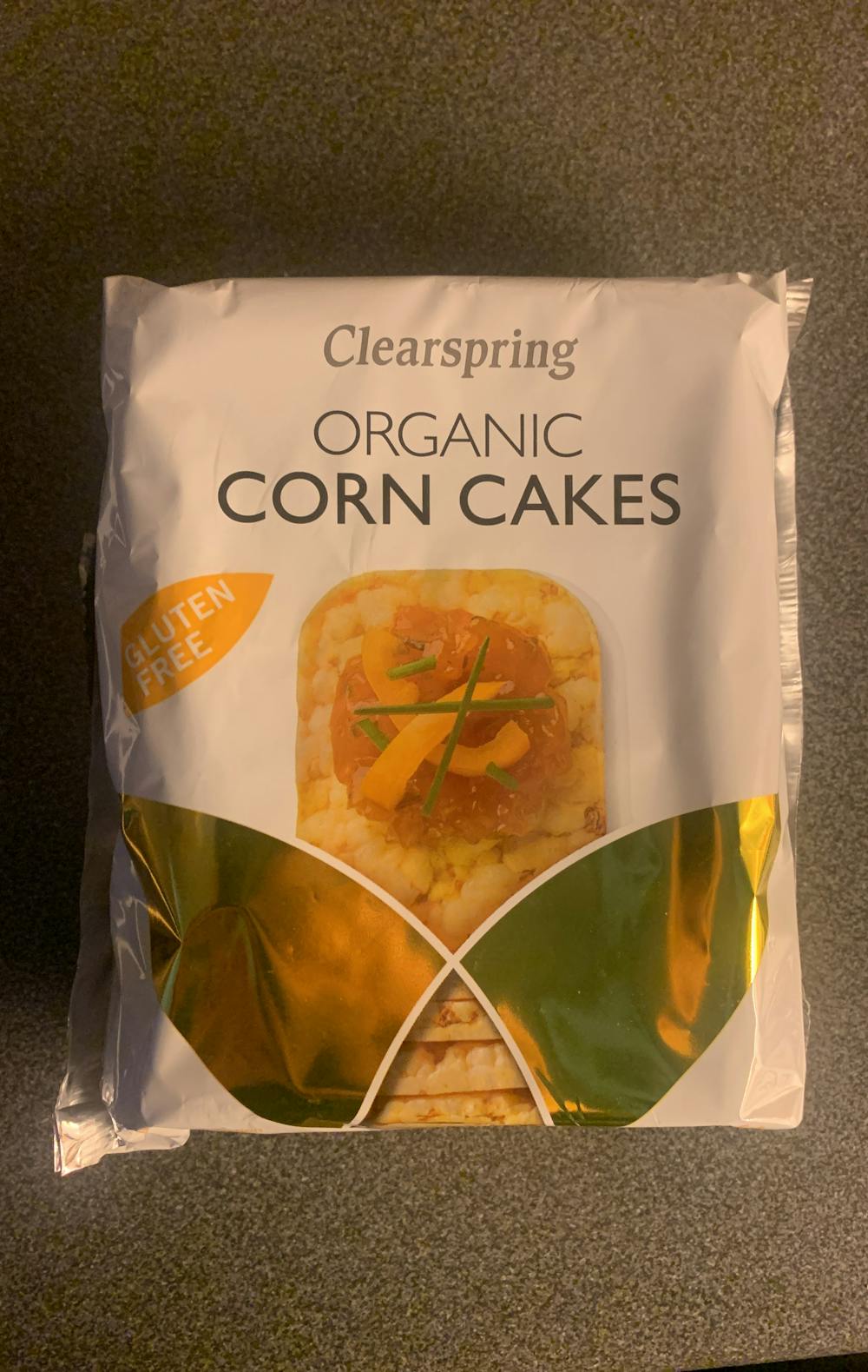 Organic corn cakes, Clearspring