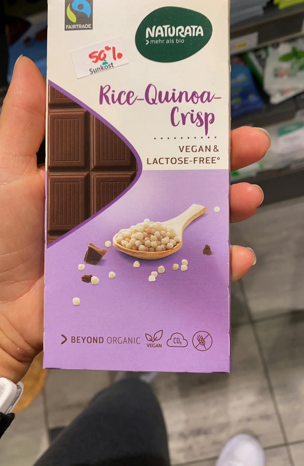 Rice-quinoa-crisp, Naturata 