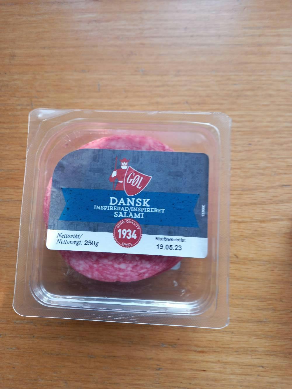 Dansk inspirert salami, Gøl