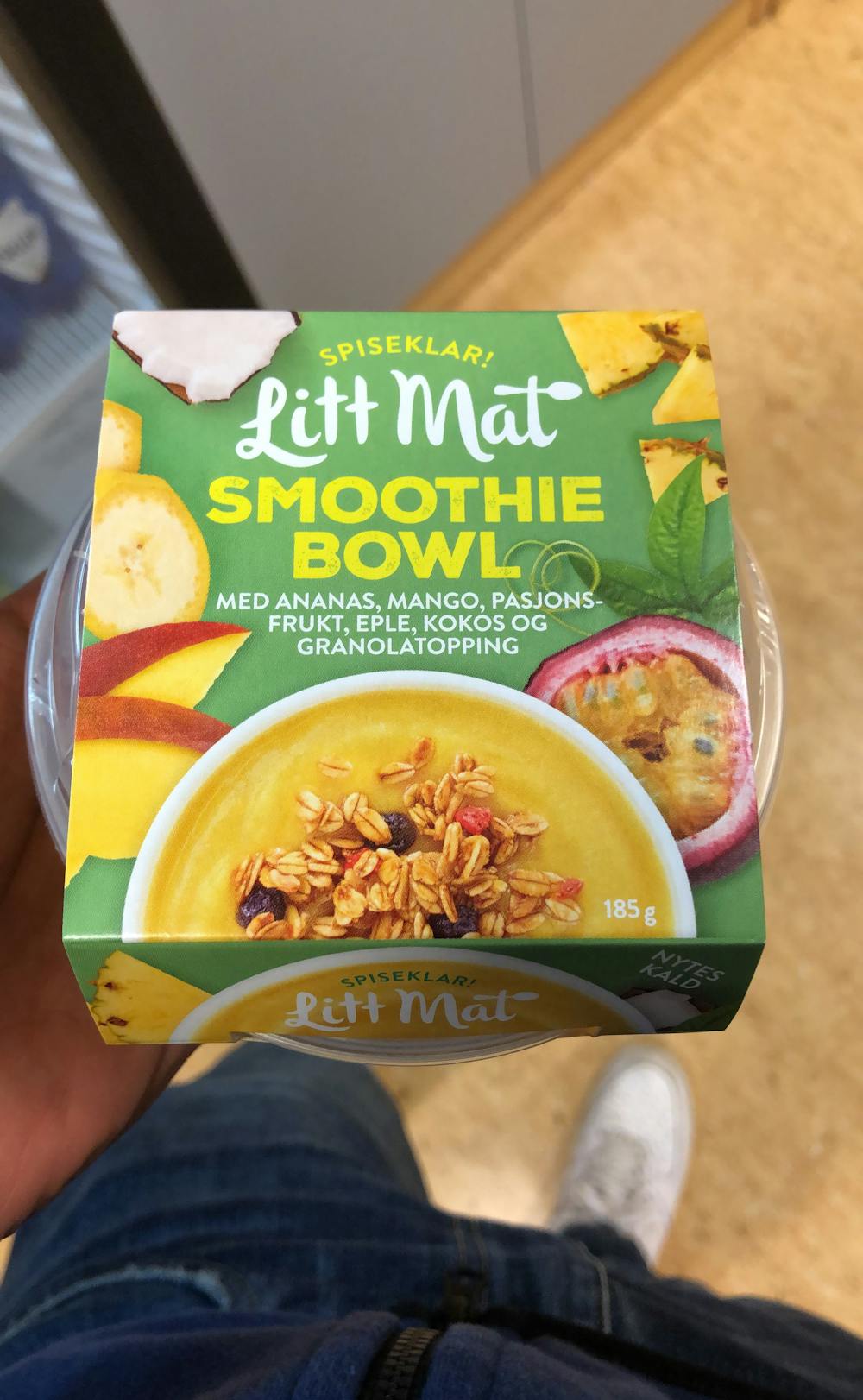 Smoothie bowl, Litt mat