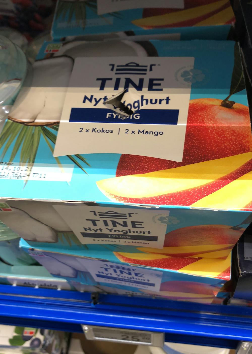 Nyt yoghurt kokos og mango , Tine