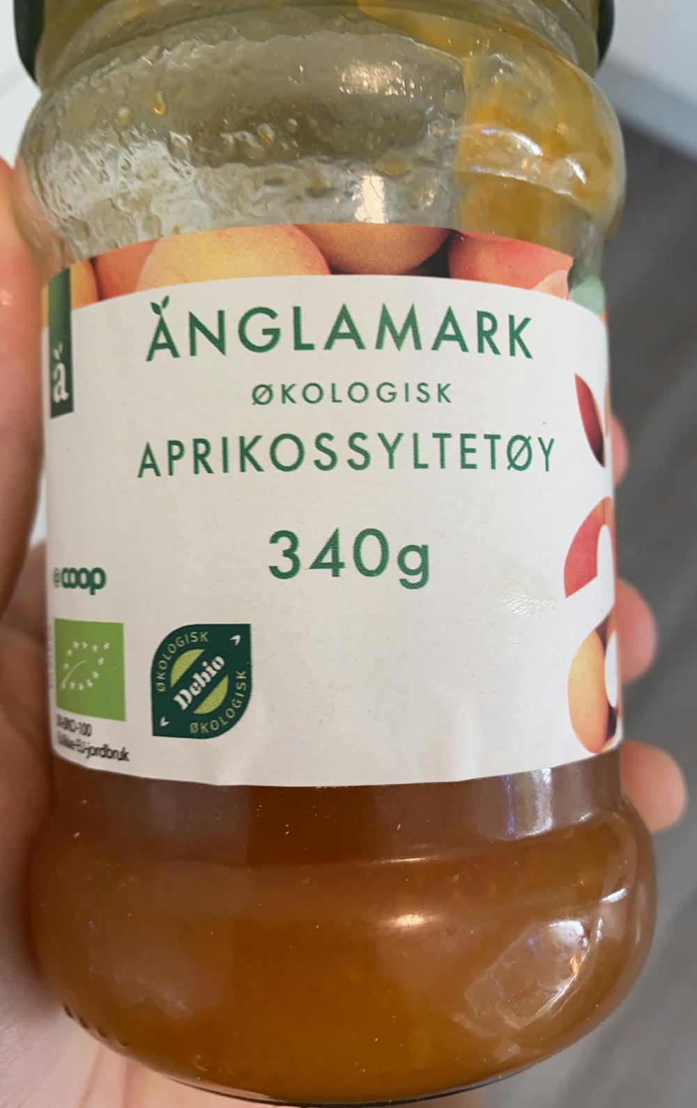 Økologisk aprikossyltetøy, Ânglamark