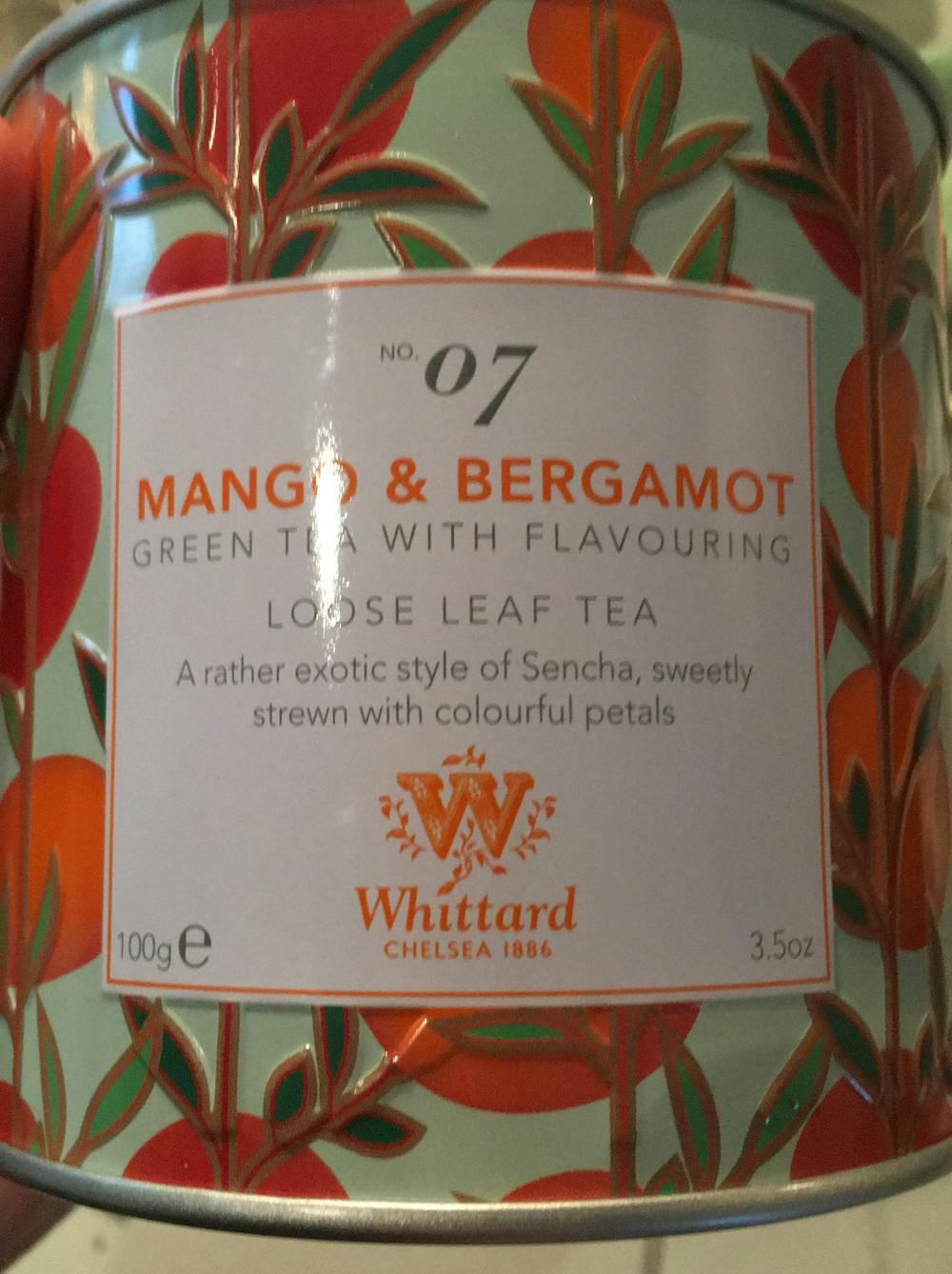 Mango & bergamot, Whittard