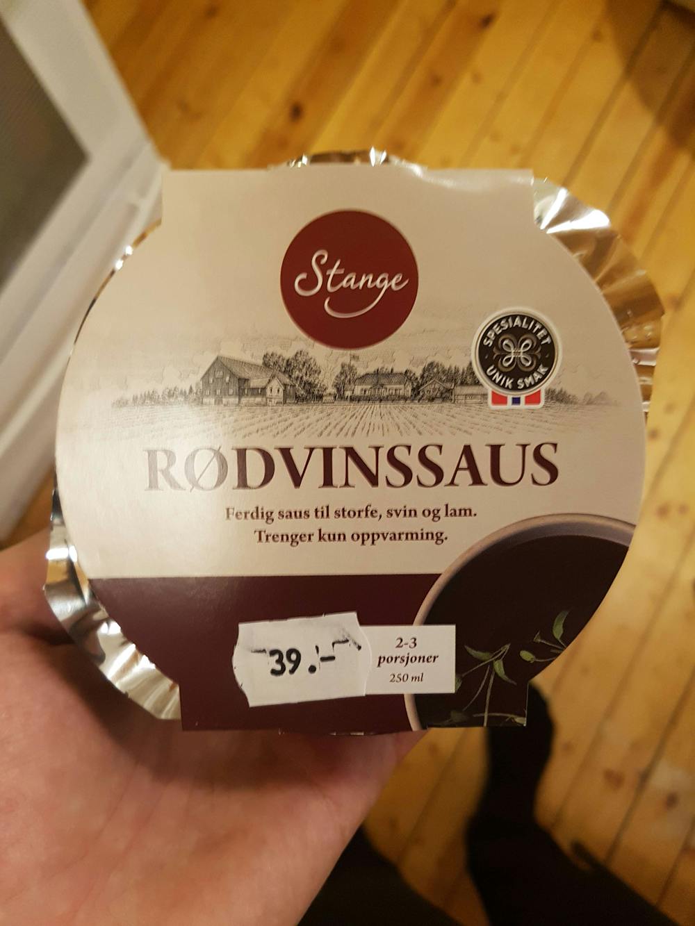 Rødvinssaus, Stange