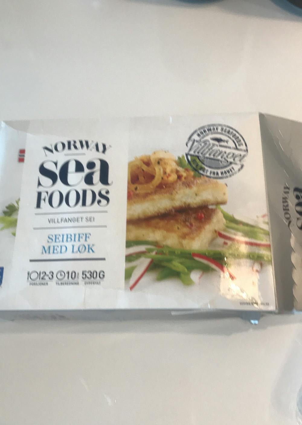 Seibiff med løk, Norway sea foods