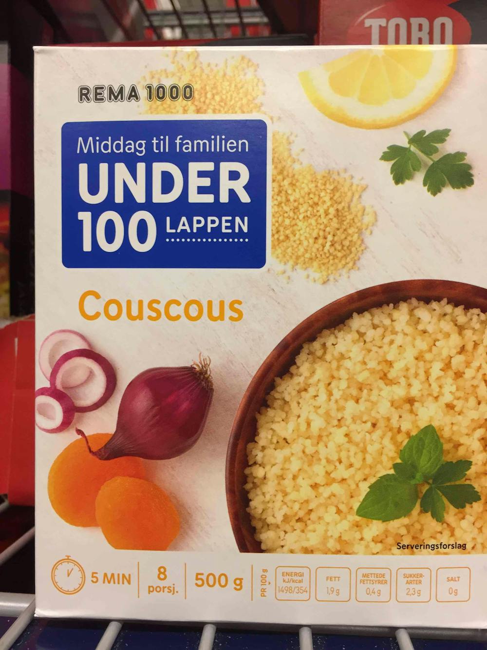 Couscous, Rema 1000