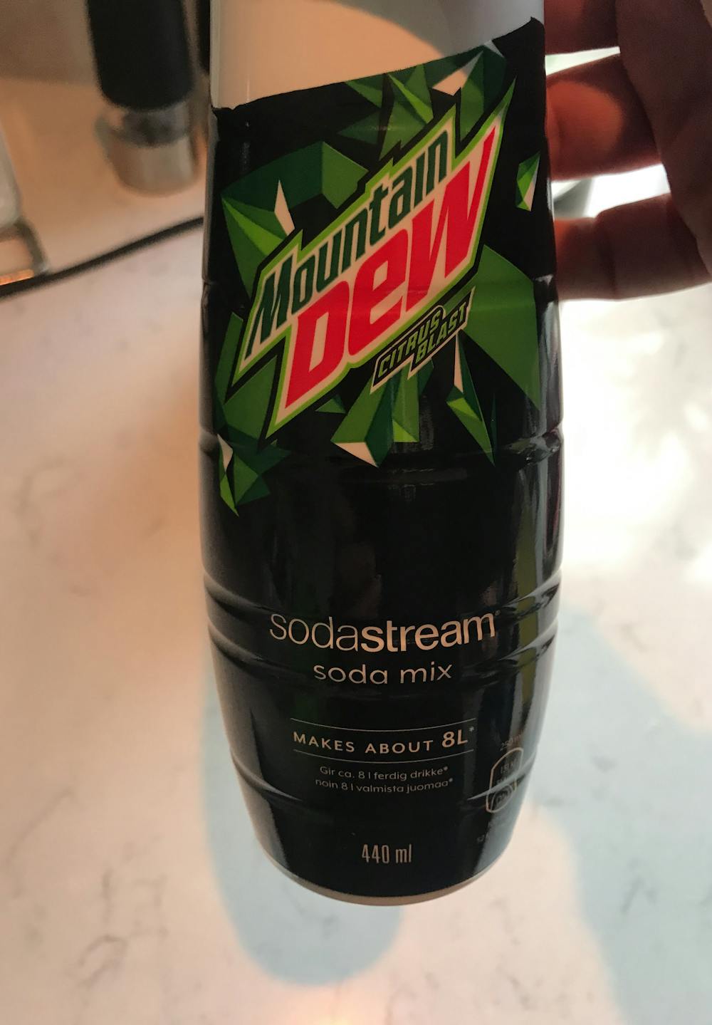 Mountain dew, Sodastream