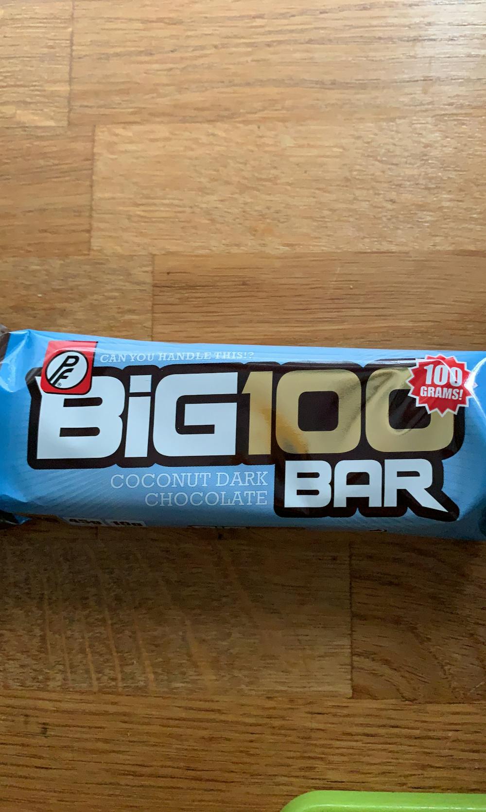 Big 100, coconut dark chocolate, Proteinfabrikken