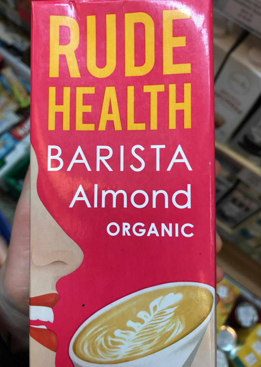 Barista almond organic, Rude health