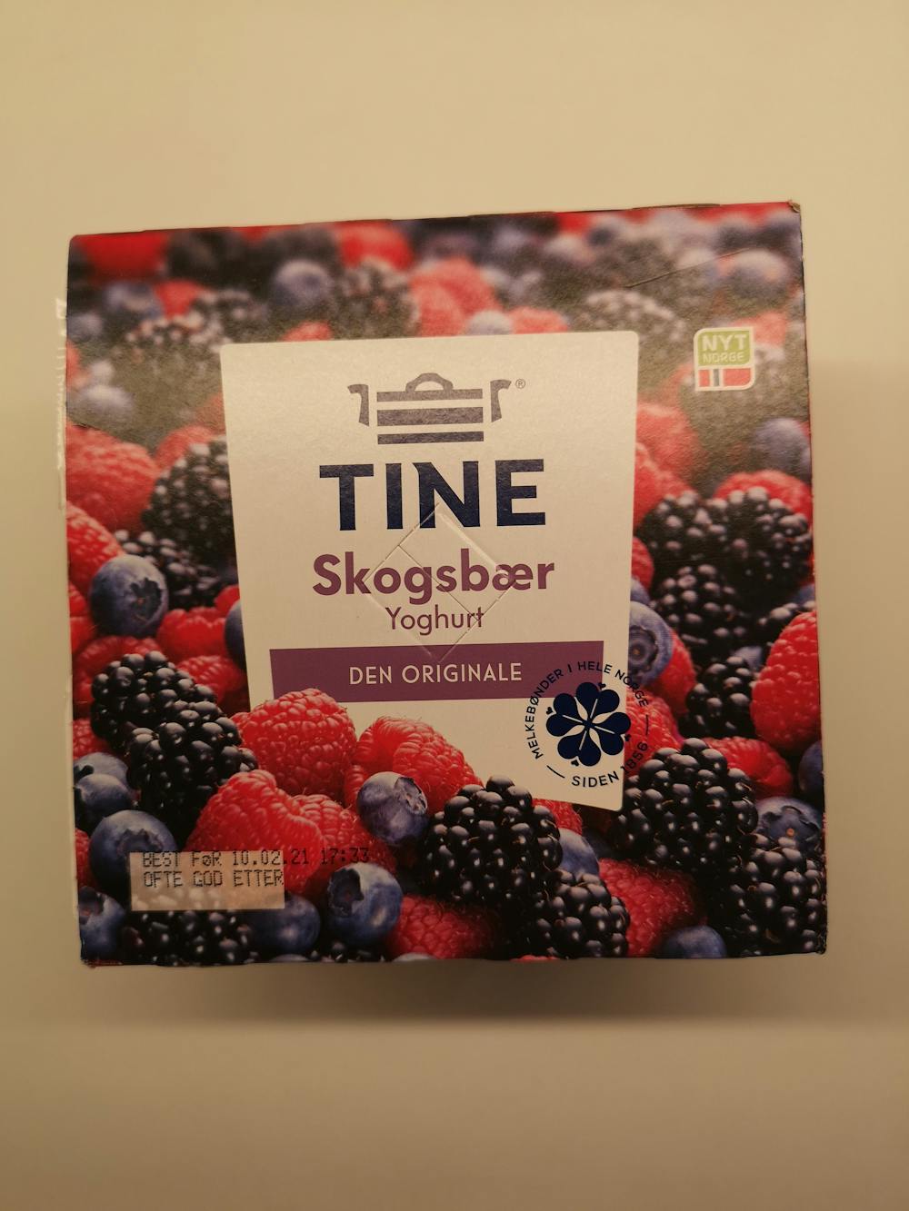 Skogsbær yoghurt 4 á 150g, Tine