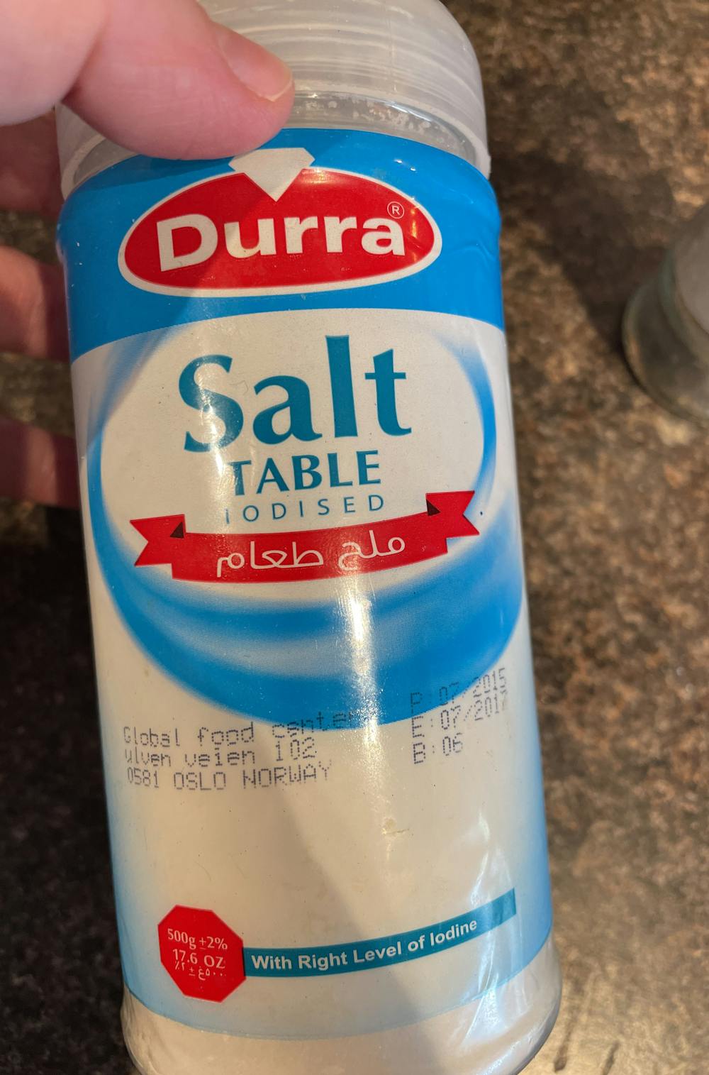 Salt, Durra