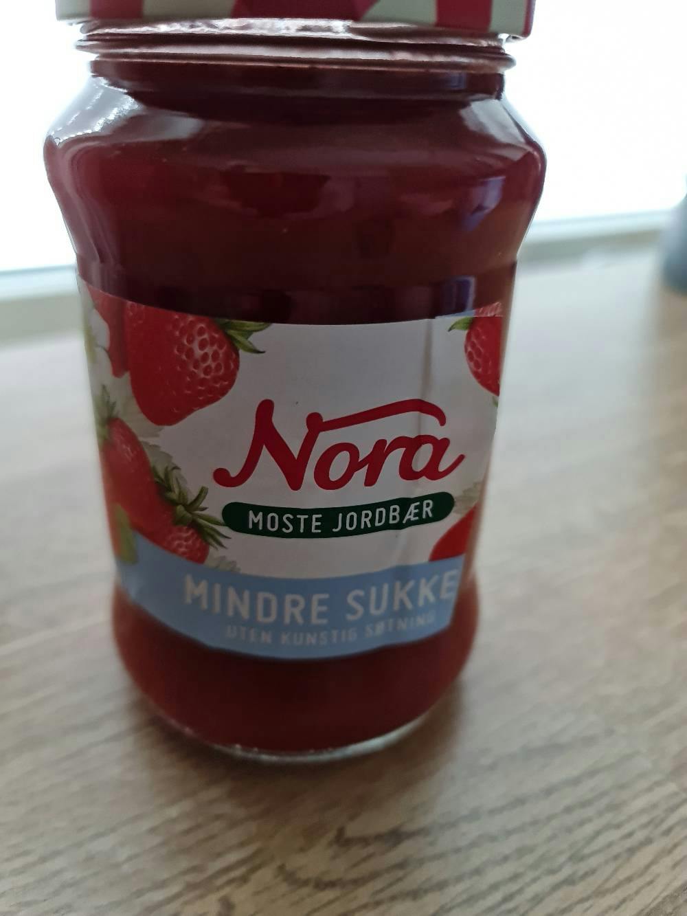 Moste jordbær mindre sukker, Nora