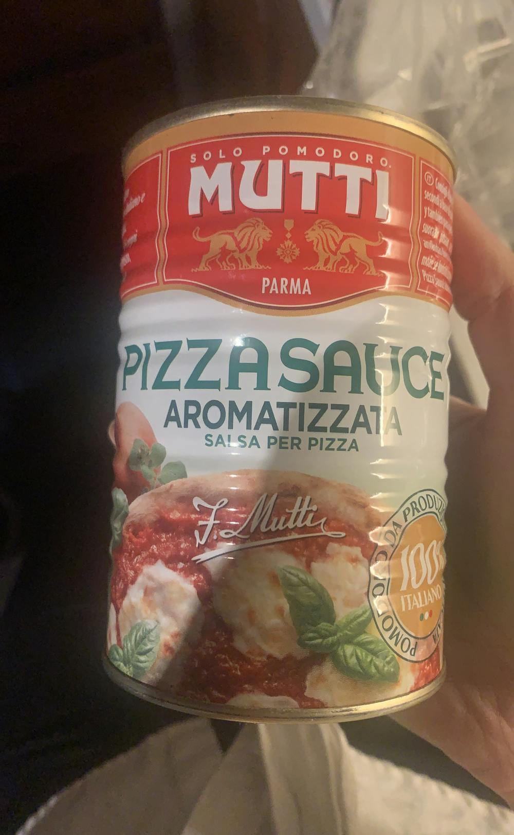 Pizzasaus aromatizzata, Mutti