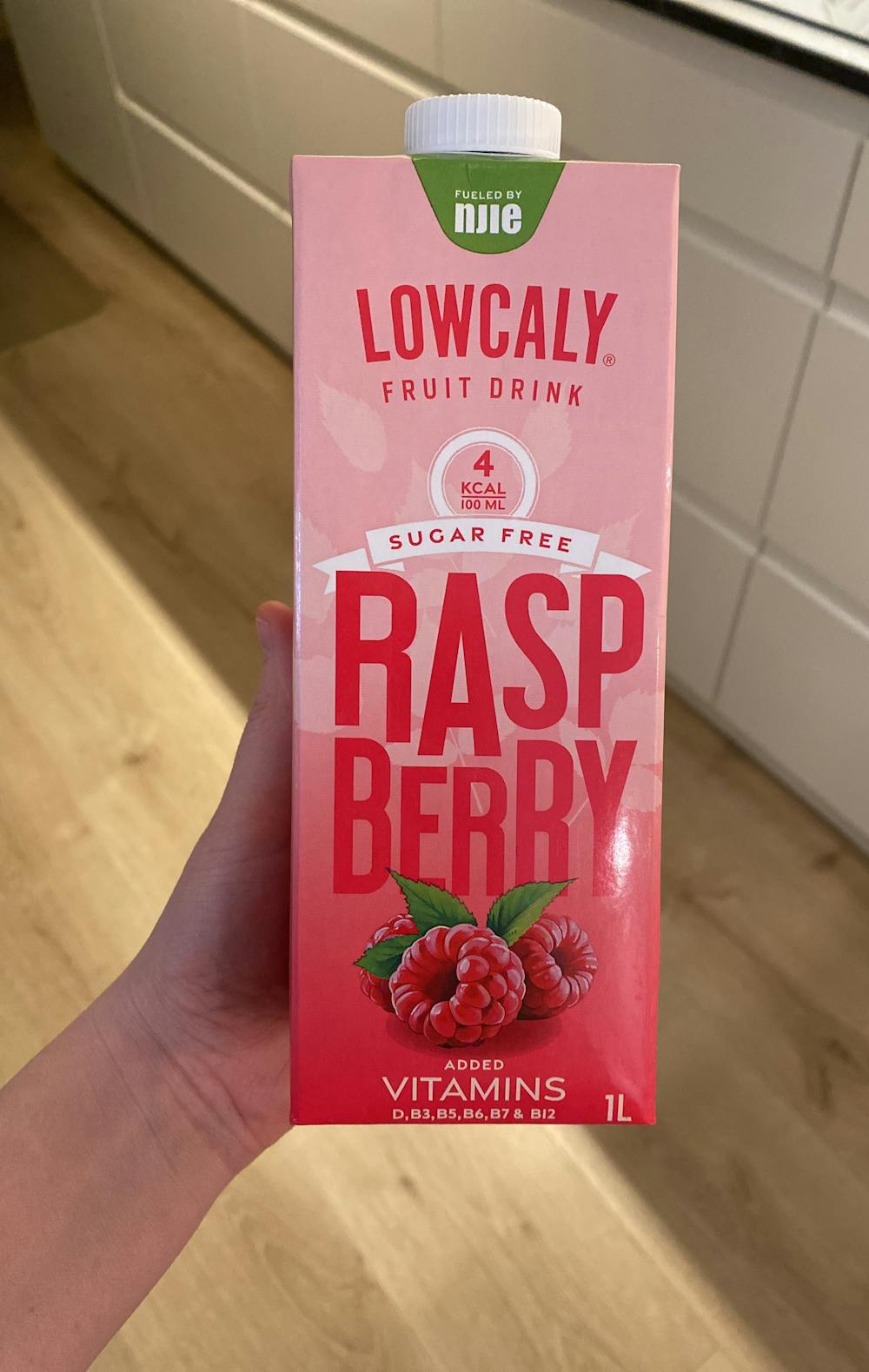 Lowcaly fruit drink raspberry, njie