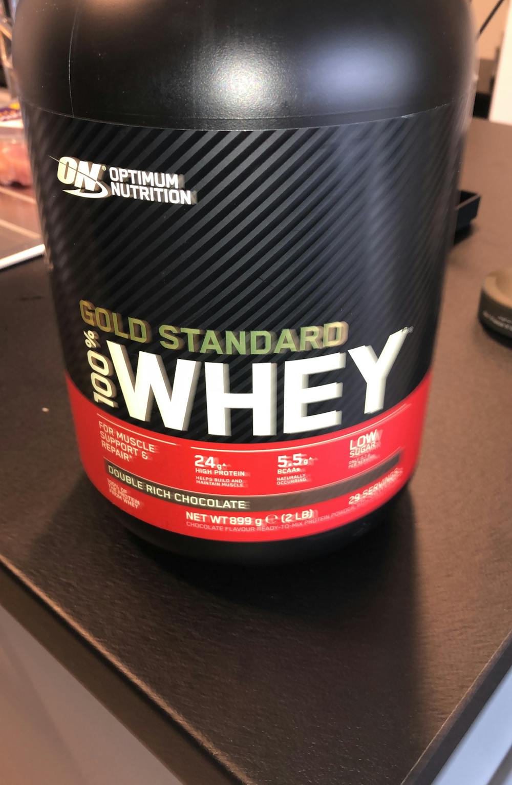 Gold standard 100% whey, double rich chocolate, Optimum Nutrition