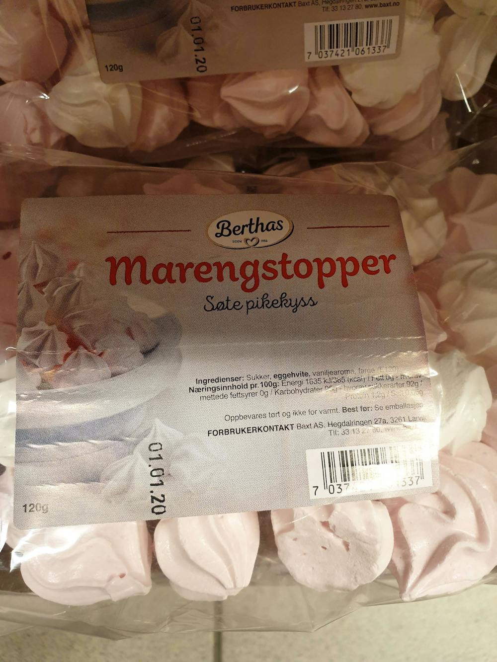 Marengstopper, Berthas