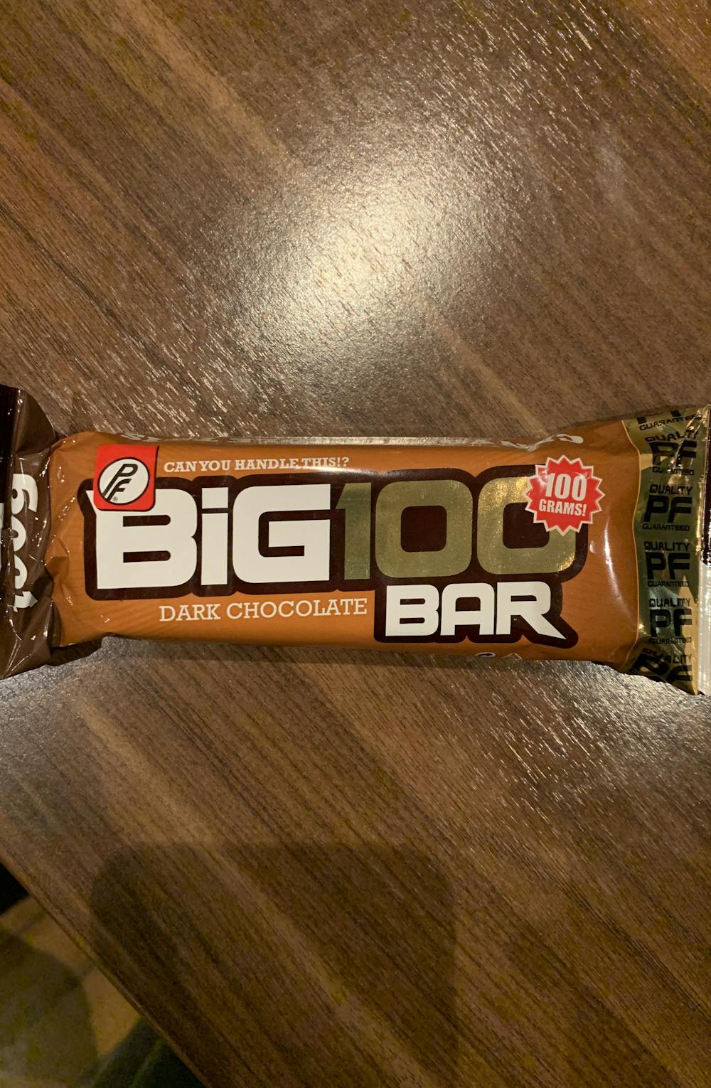 Big100 dark chocolate, Proteinfabrikken