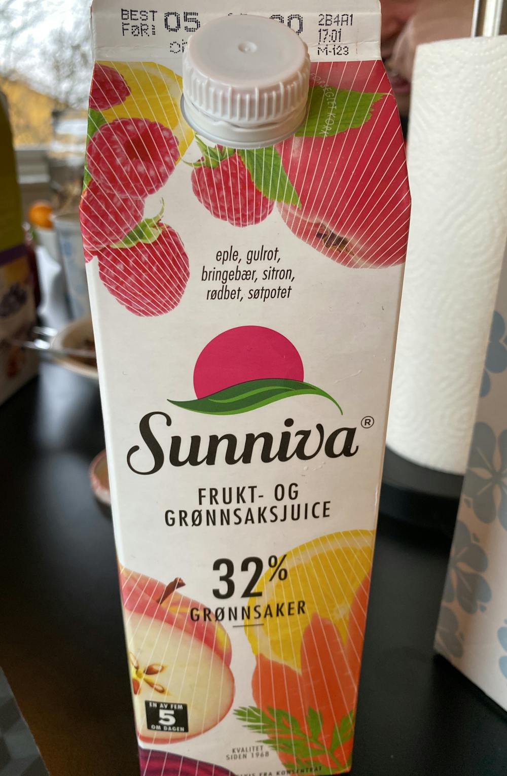 Frukt- og grønnsaksjuice, Sunniva