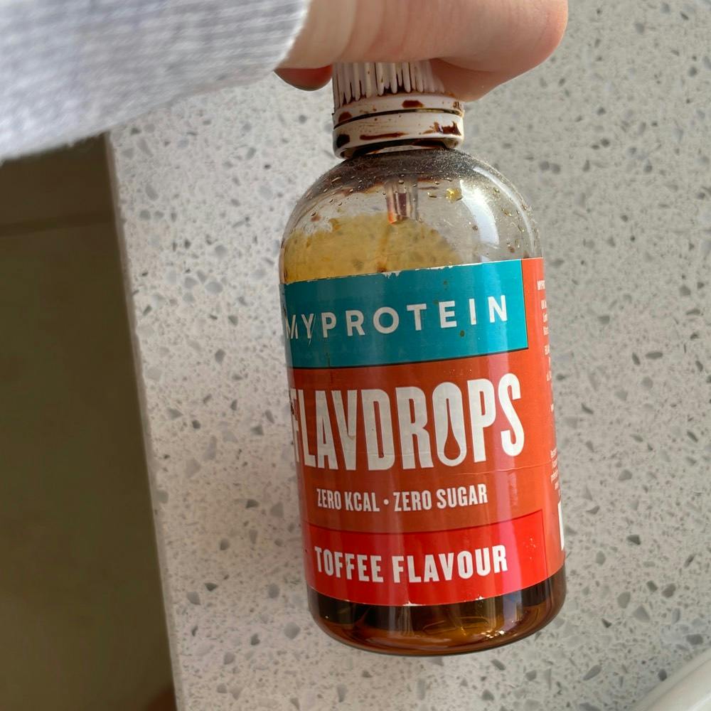 Flavdrops toffee flavour, Myprotein