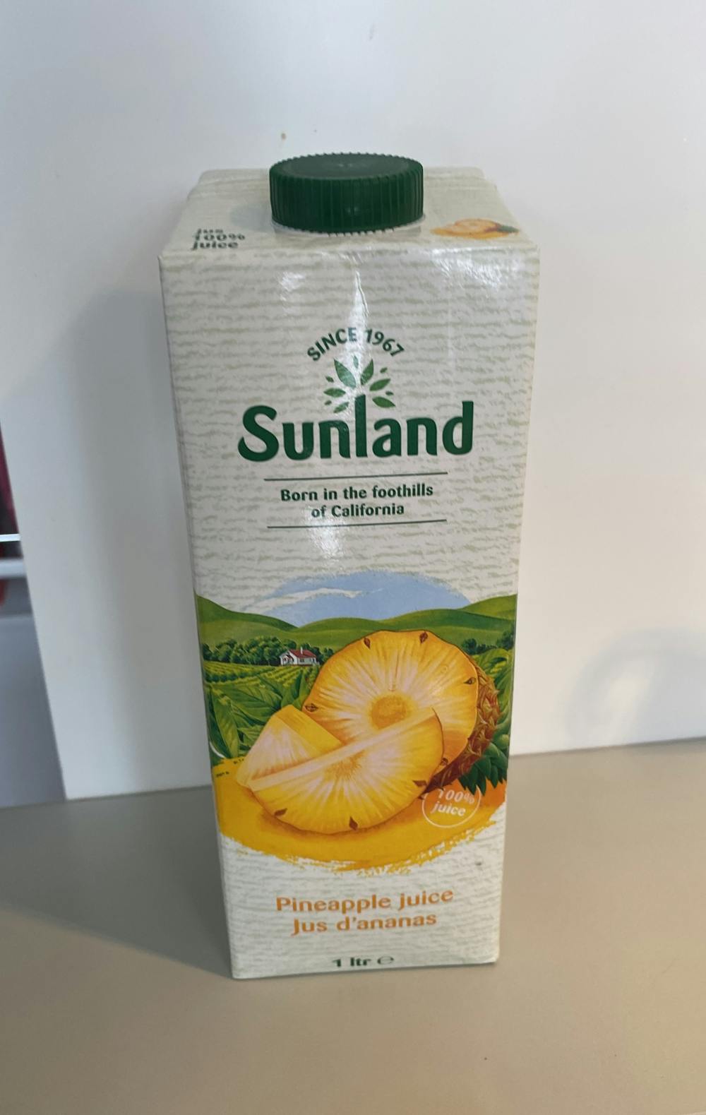Pineapple juice, Sunland