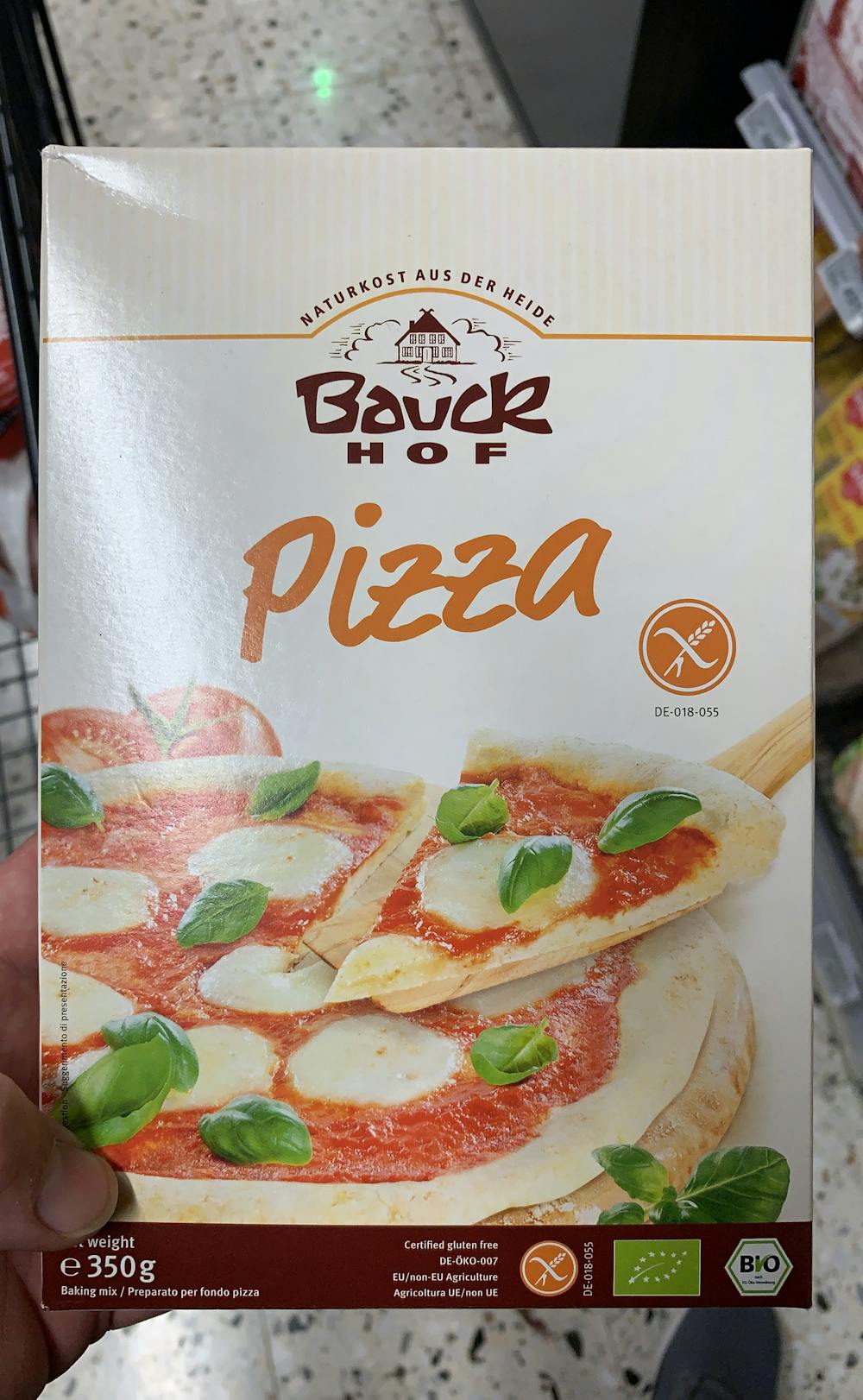 Pizza, Bauck hof