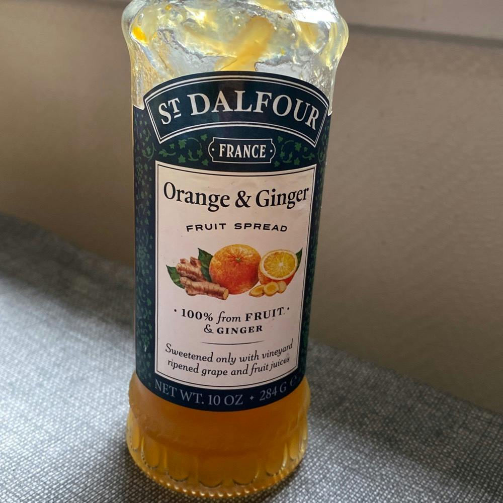 Orange and Ginger fruit spread, St Dalfour