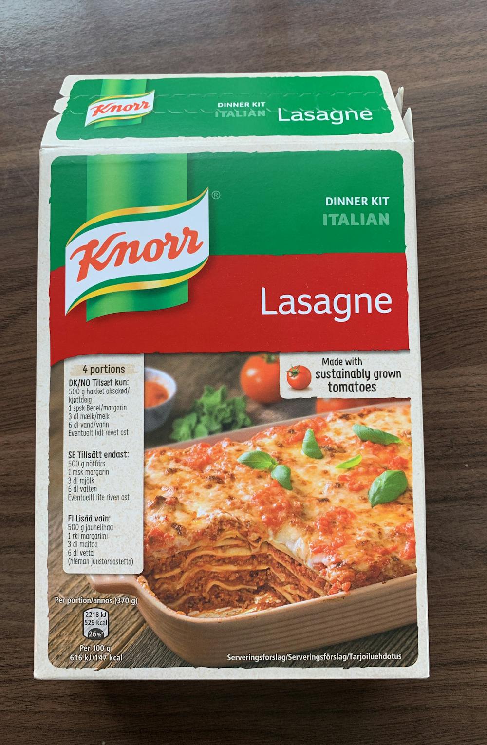 Lasagne, Knorr | Noba