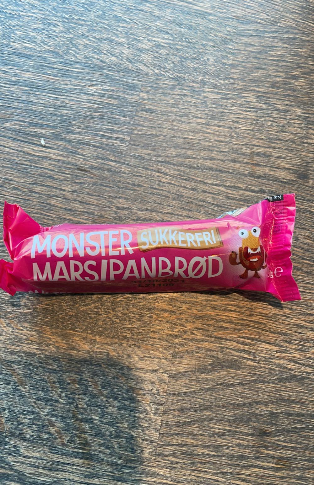 Monster sukkerfri marsipanbrød, Monster snacks