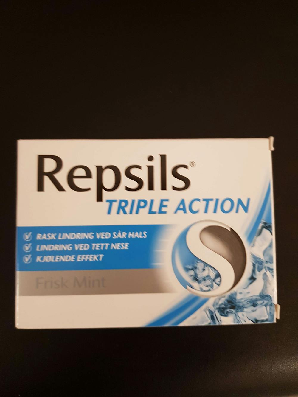 Repsils triple action frisk mint, Repsils