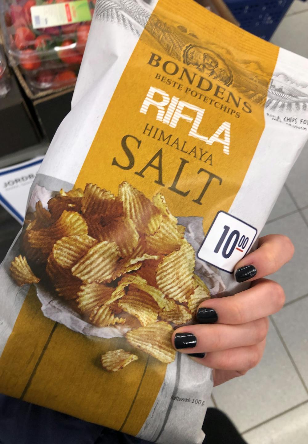 Rifla himalaya salt, Sørlandschips