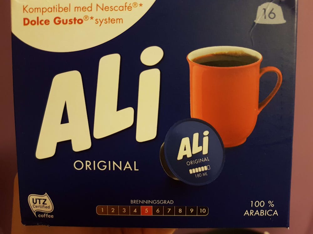 Ali kaffe, Ali