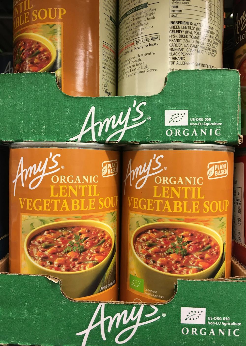 Organic Lentil Vegetable Soup