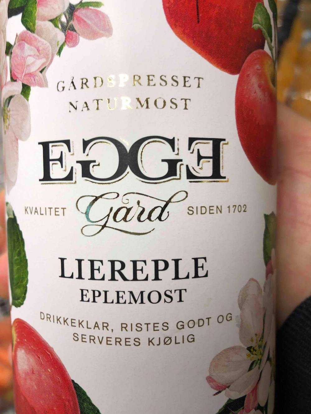 Liereple eplemost, Egge