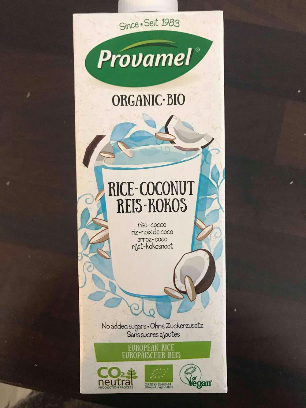Rice-coconut, Provamel